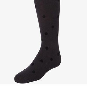 MeMoi Black Polka Dot Tights 4-6Y